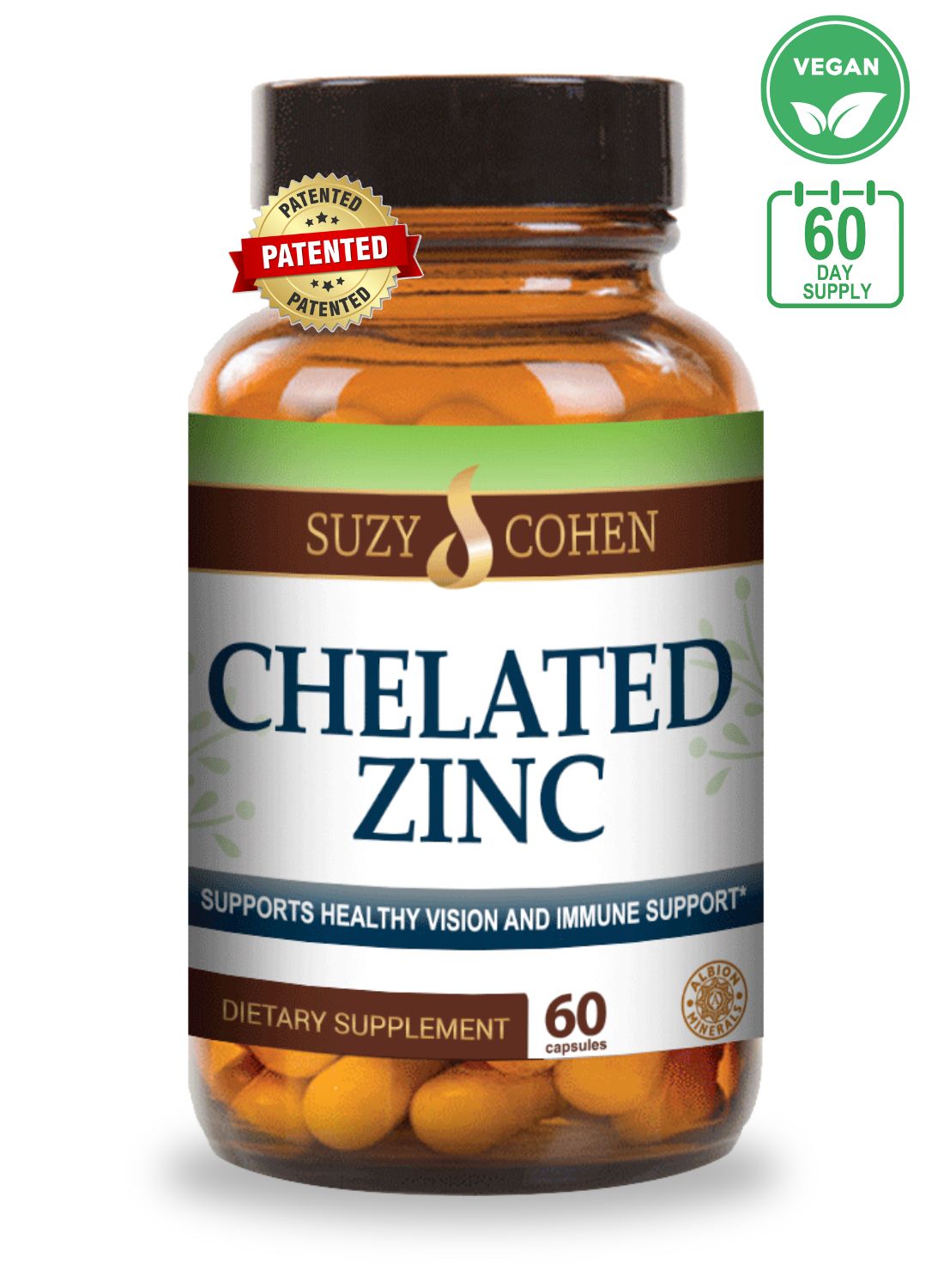 Chelated Zinc 20mg Capsules