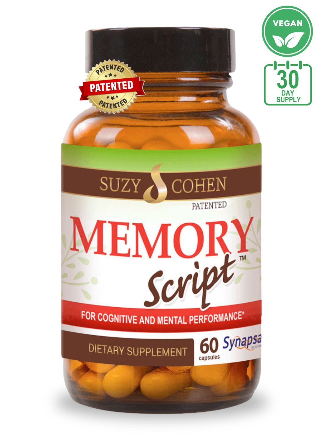 Memory Script Book Memory Script ™ | Concentration Clarity and Mood Formula - Suzy Cohen