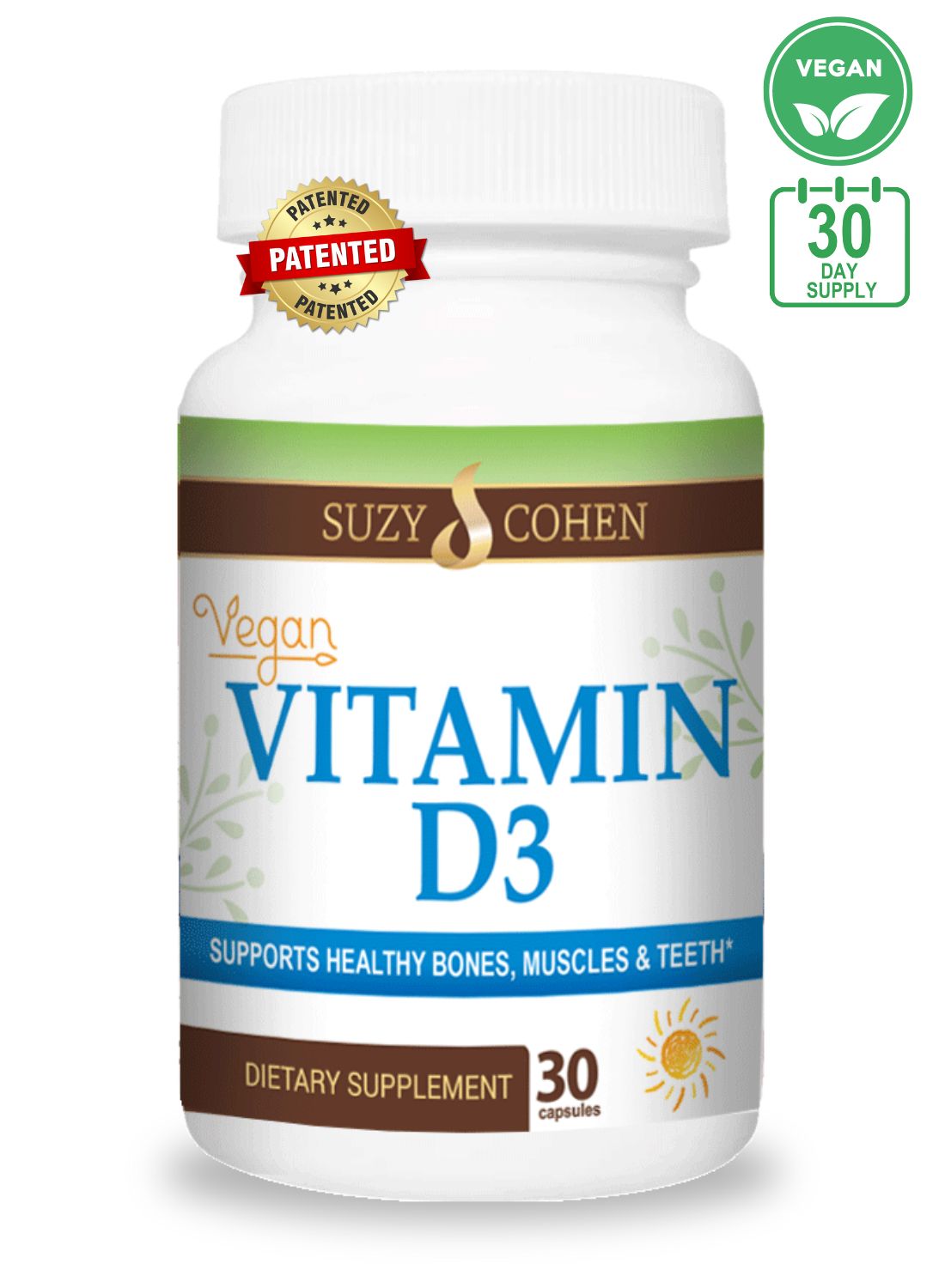 Vitamin D3 - Plant Derived 30 Capsules