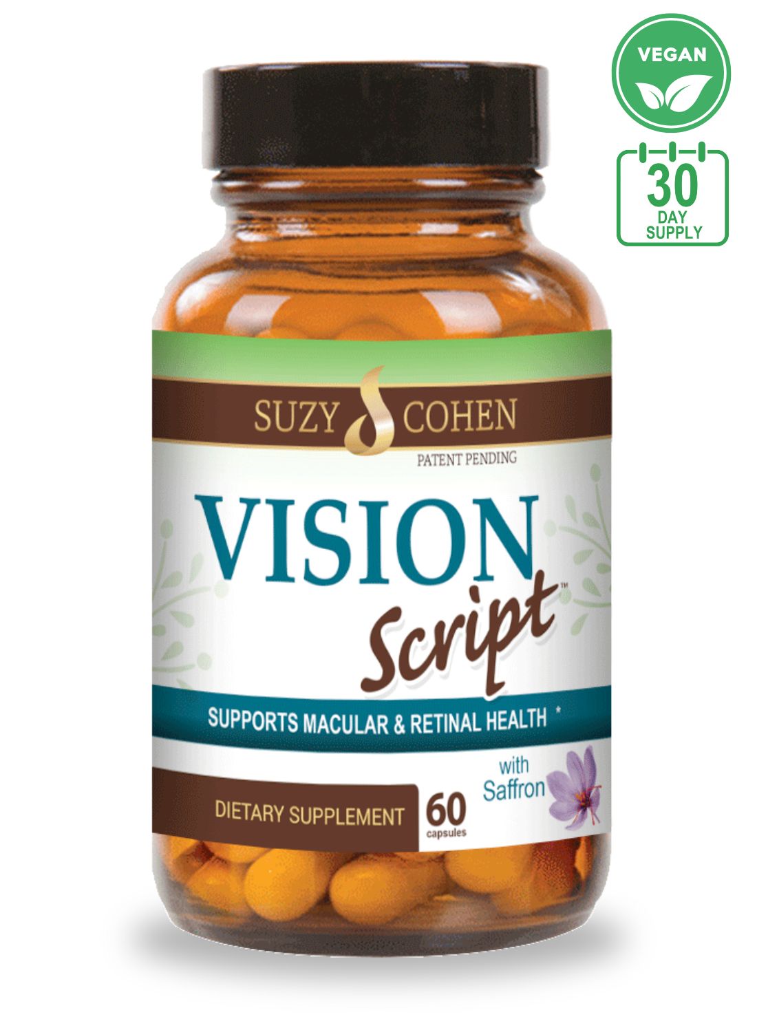 En Vision Script Vision Script Eye Formula with Saffron - Suzy Cohen